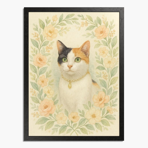Cozy Watercolor Custom Pet Portrait
