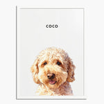 Custom Watercolor One Pet Portrait