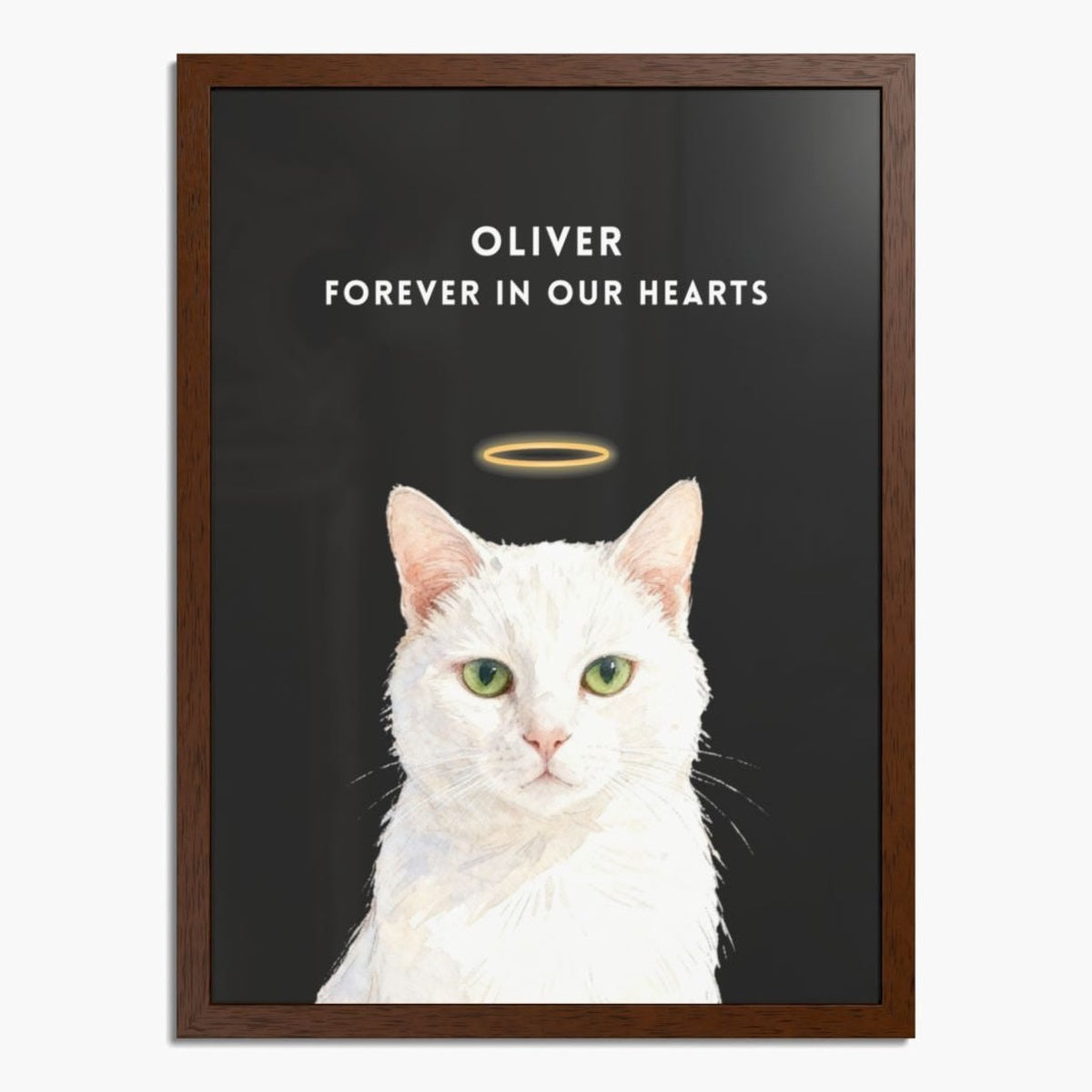 Custom Memorial Pet Portrait with Halo