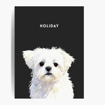 Custom Watercolor One Pet Portrait