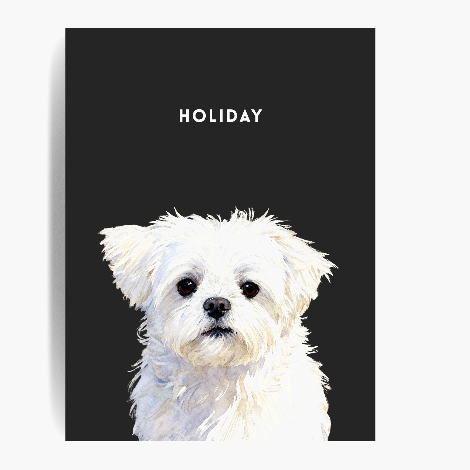 Custom Watercolor One Pet Portrait