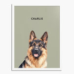 Custom Watercolor One Pet Portrait