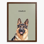 Custom Watercolor One Pet Portrait