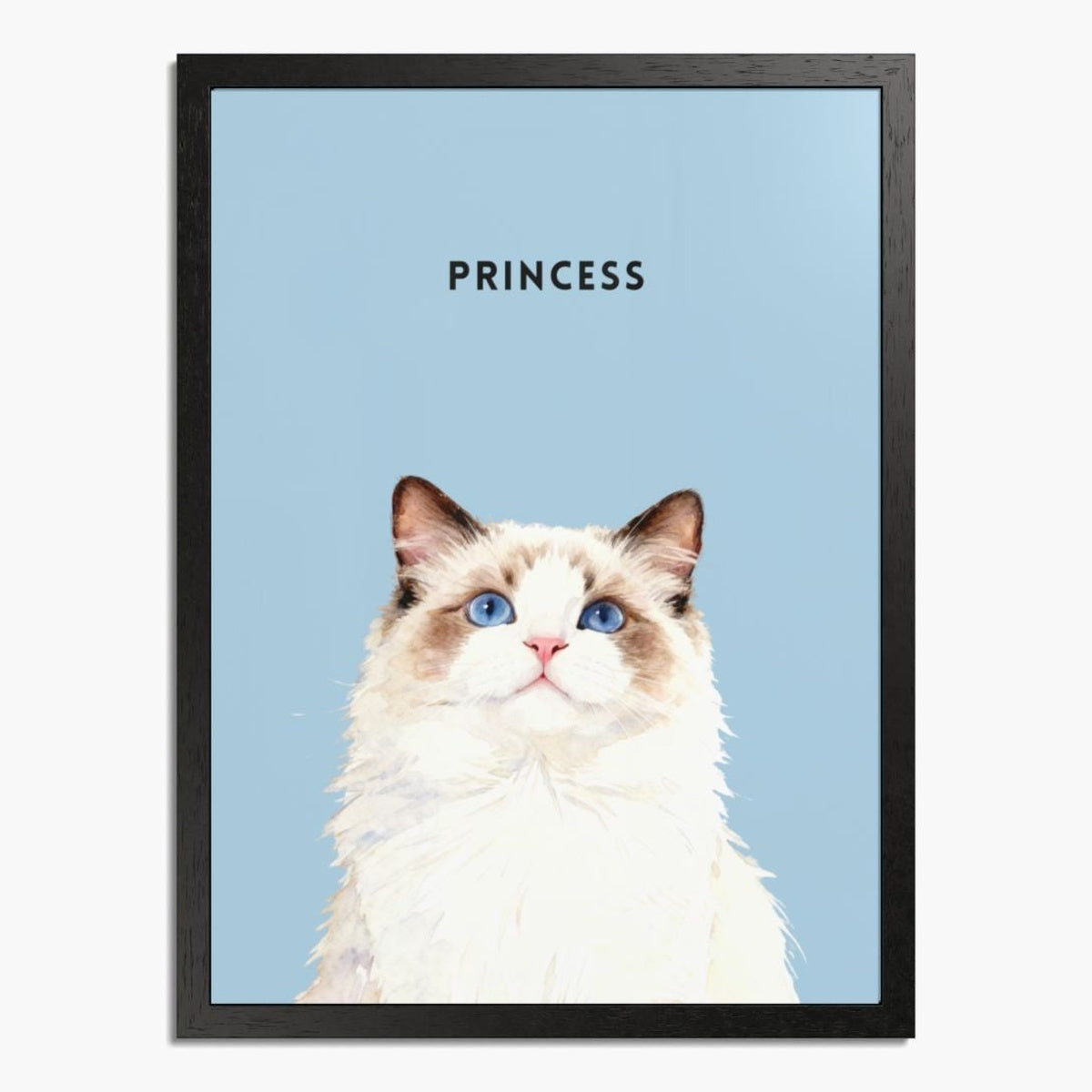 Custom Watercolor One Pet Portrait