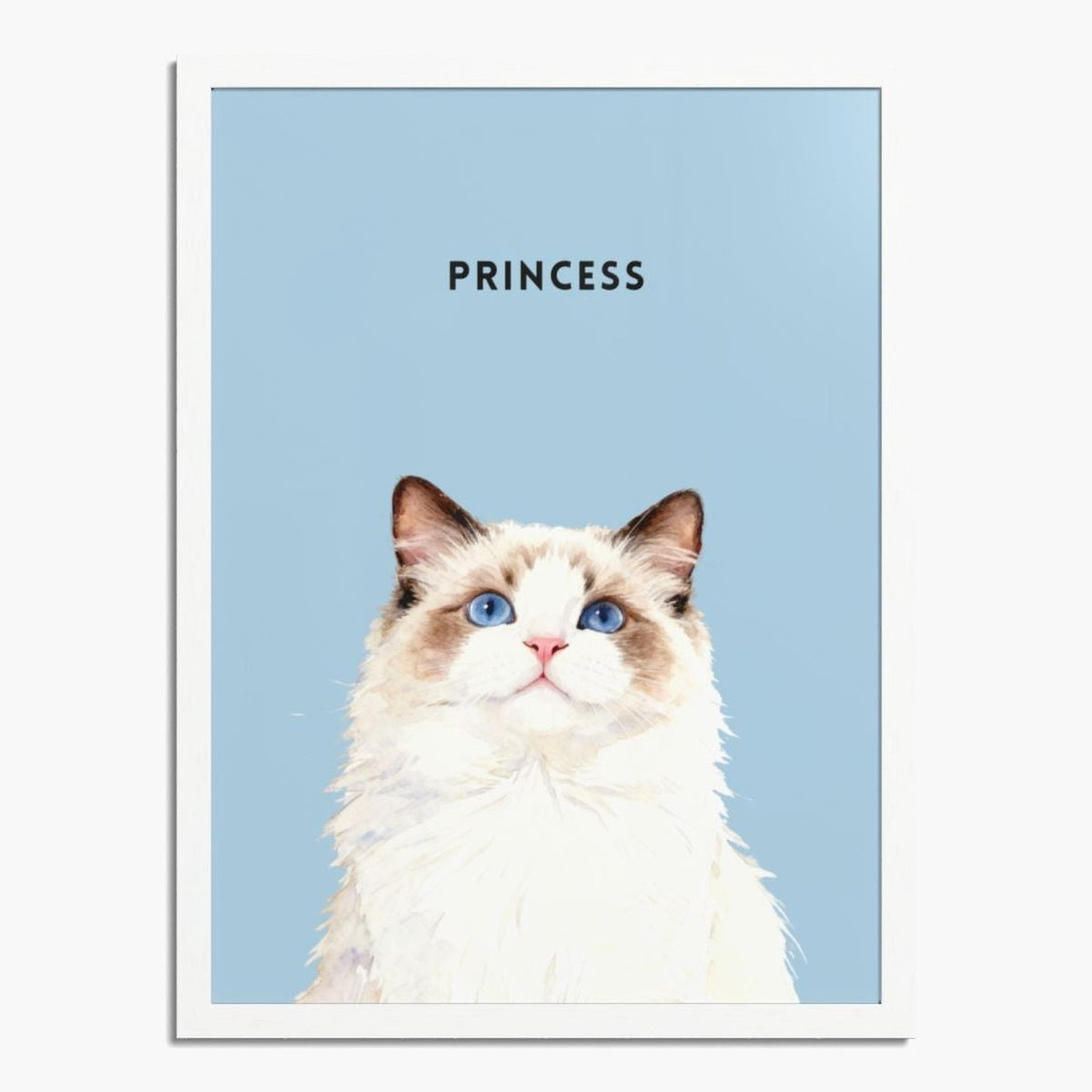 Custom Watercolor One Pet Portrait