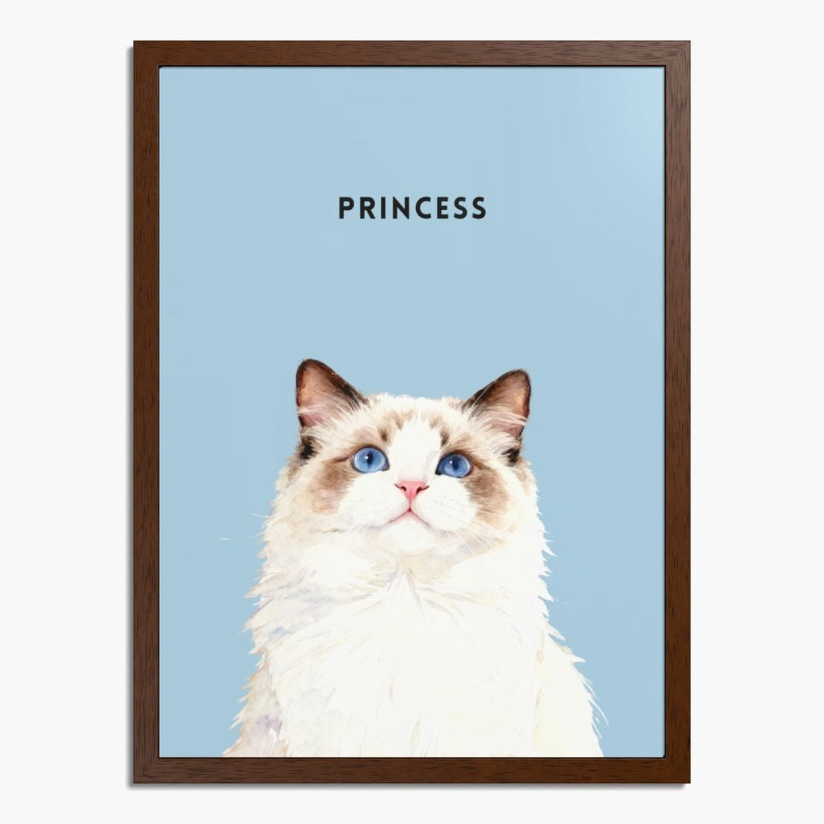 Custom Watercolor One Pet Portrait