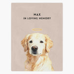 Memorial Custom Pet Blanket with Halo