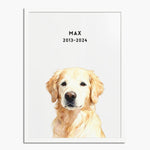 Custom Memorial Pet Portrait