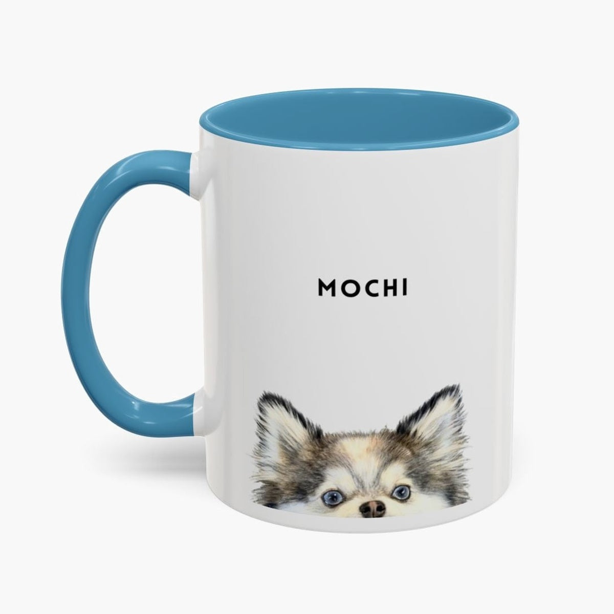 Custom Peeking Pet Colorful Mug
