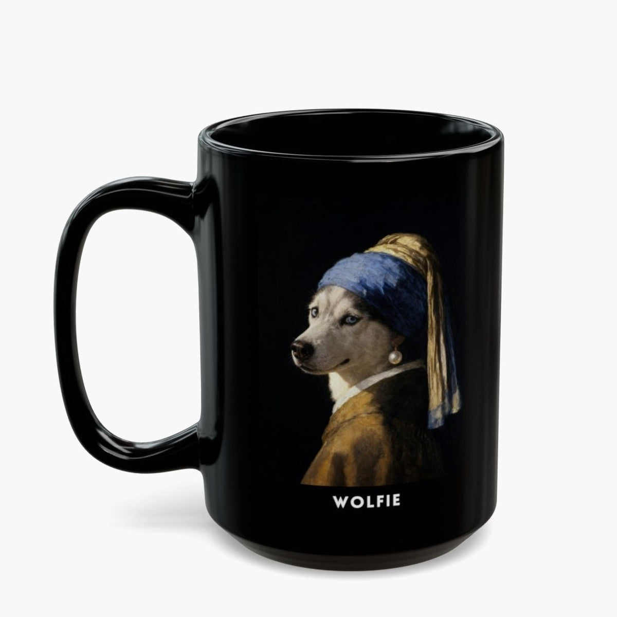 Custom Pearl Earring Pet Mug