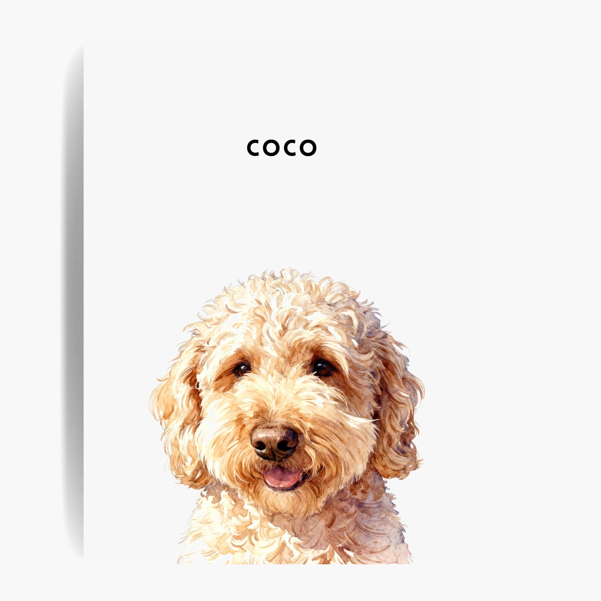 Custom Watercolor One Pet Portrait