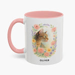 Custom Floral Pet Colorful Mug