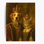 Vintage Royal Custom Two Pet Portrait