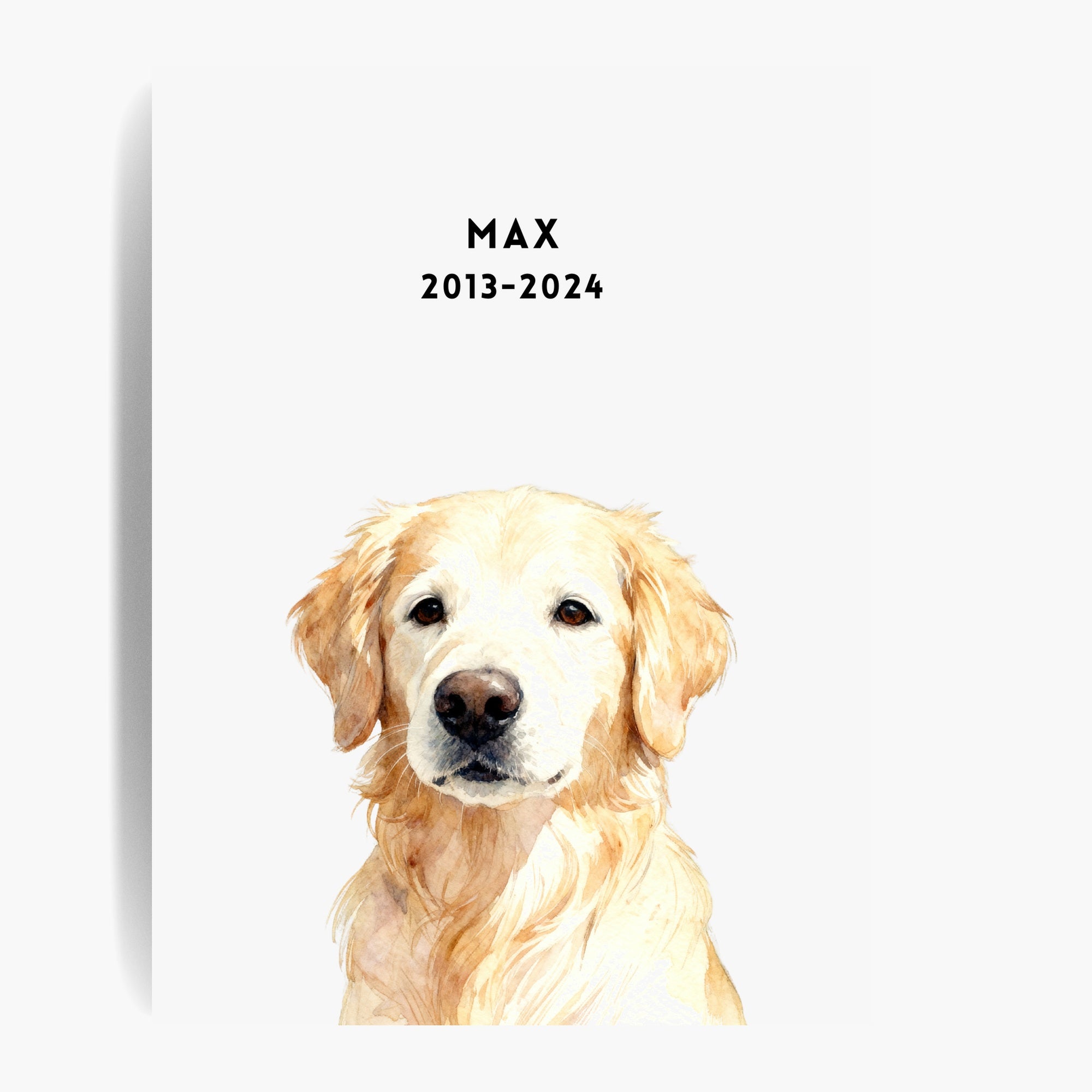 Custom Memorial Pet Portrait