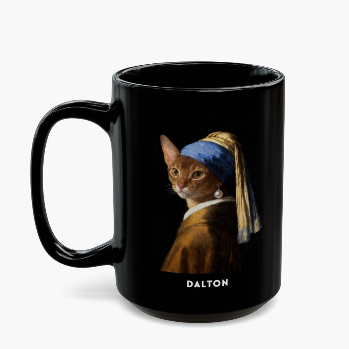 Custom Pearl Earring Pet Mug