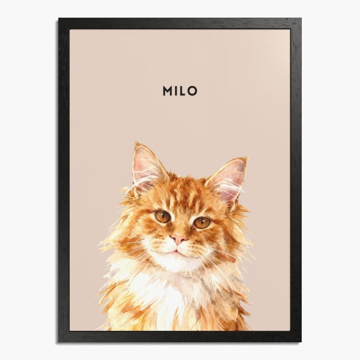 Custom Watercolor One Pet Portrait