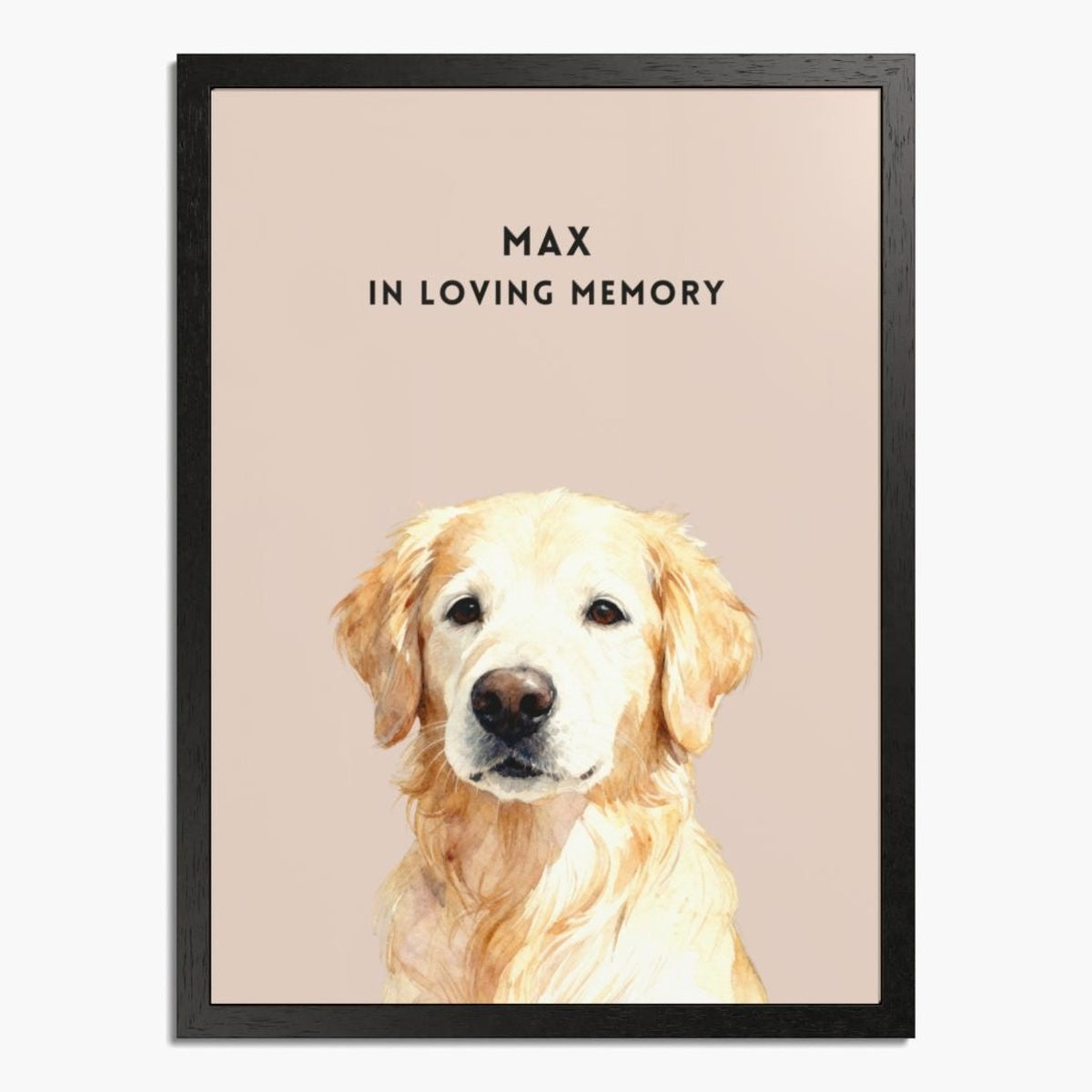 Custom Memorial Pet Portrait