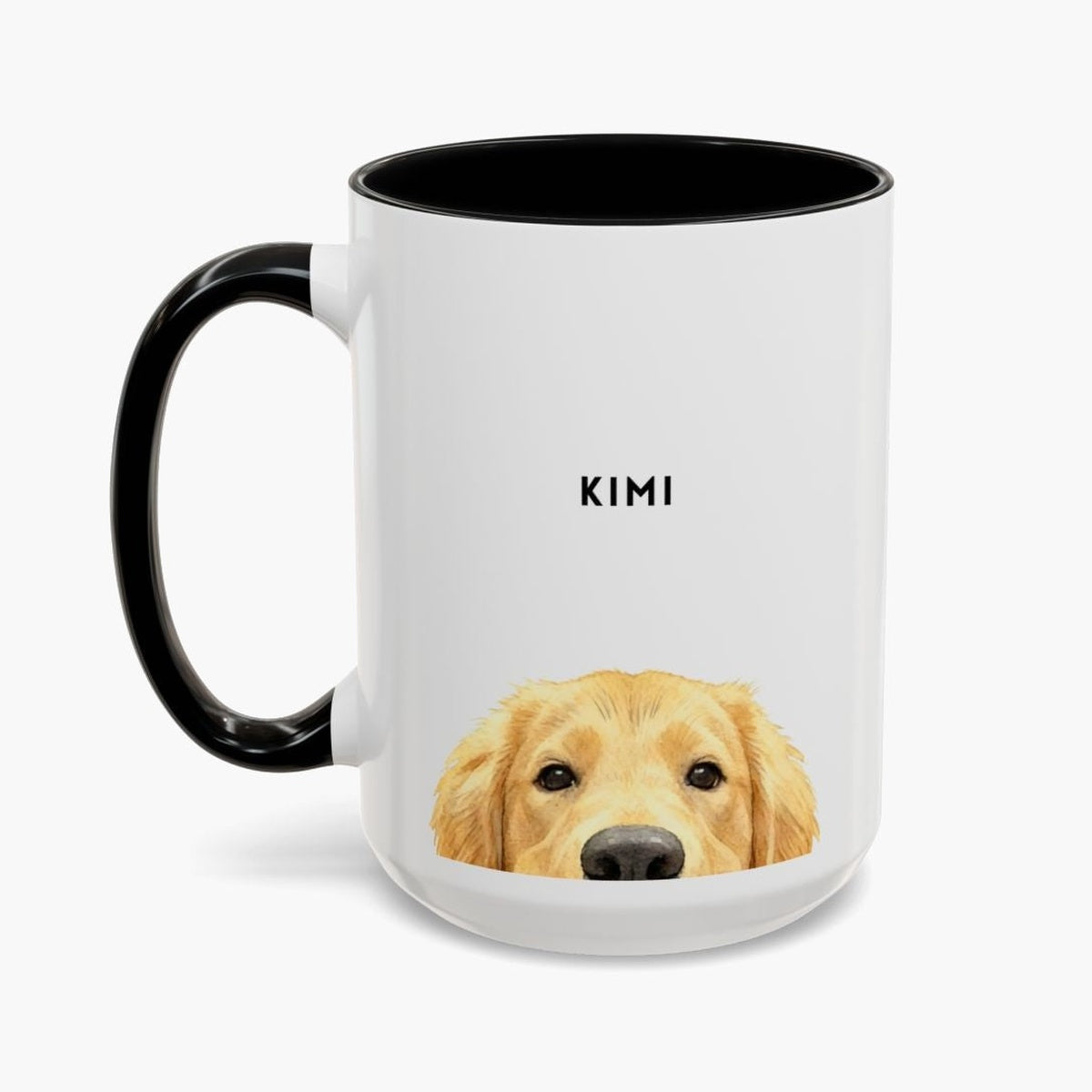 Custom Peeking Pet Colorful Mug
