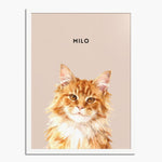 Custom Watercolor One Pet Portrait