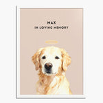 Custom Memorial Pet Portrait with Halo