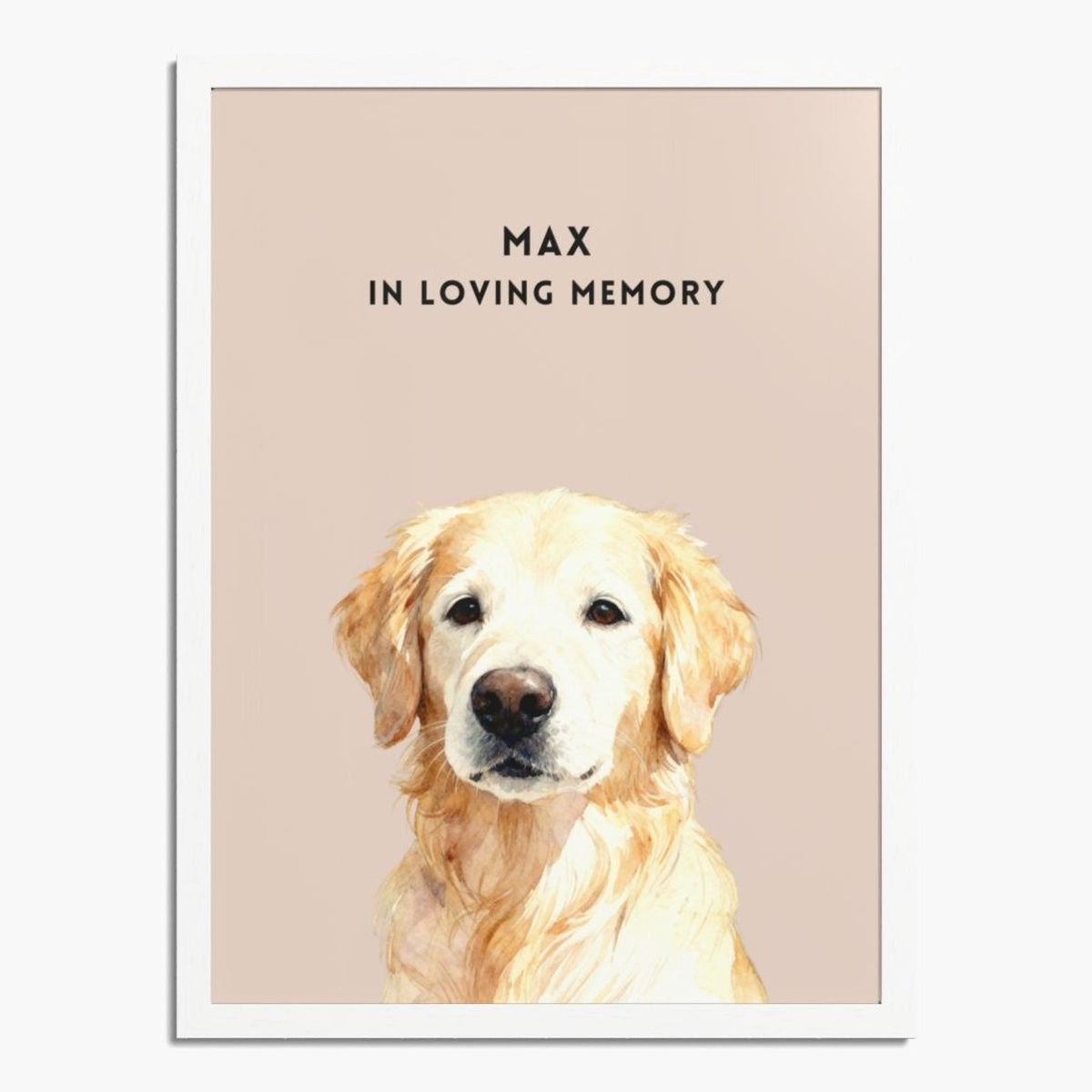 Custom Memorial Pet Portrait