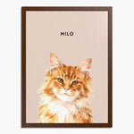Custom Watercolor One Pet Portrait