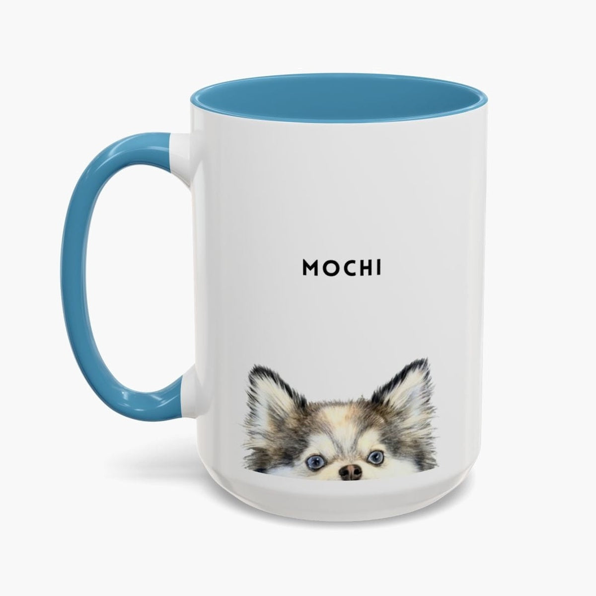 Custom Peeking Pet Colorful Mug