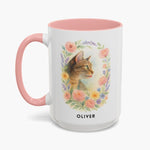 Custom Floral Pet Colorful Mug