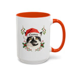 Santa Hat Colorful Mug 15 oz (Booth) — Orange