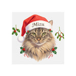 Santa Hat Pet Magnet (Booth) — Soft White