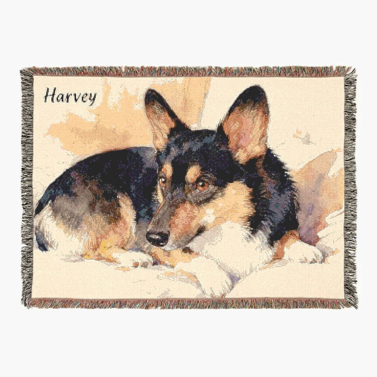 Custom Relaxed Pet Woven Blanket