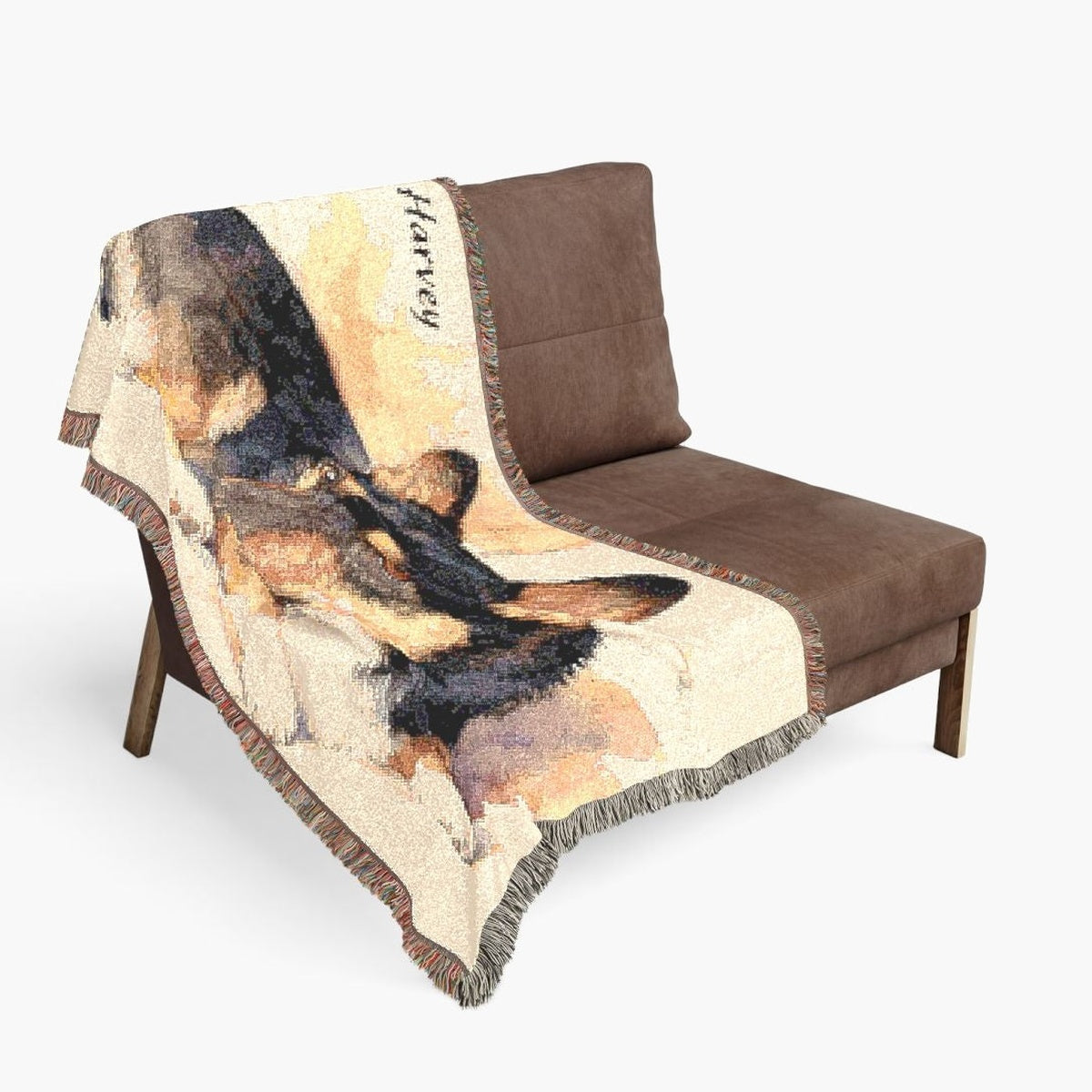 Custom Relaxed Pet Woven Blanket