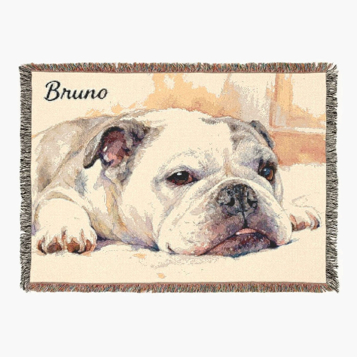 Custom Relaxed Pet Woven Blanket